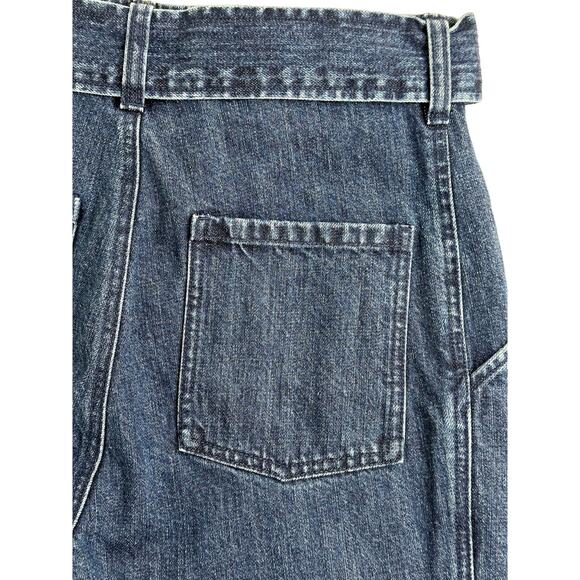 J Brand New! Athena Utility Tie Waist Jeans Blue Dark Wash Casual Stretch 26 - Picture 10 of 16